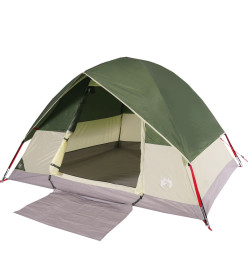 Tente de camping à dôme 4 personne vert imperméable