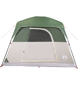 Tente de camping de cabine 4 personnes vert imperméable