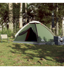 Tente de camping à dôme 4 personne vert imperméable