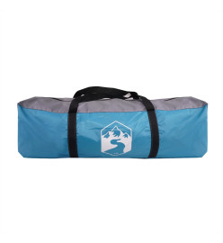 Bâche de camping bleu 460x305x210 cm imperméable