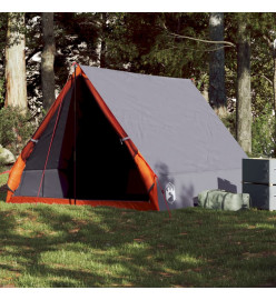 Tente de camping en forme de A 2 personnes gris imperméable