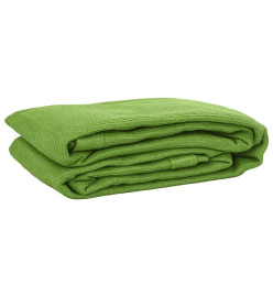 Tapis de tente vert clair 400x800 cm PEHD