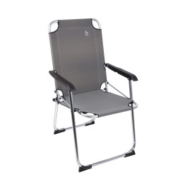 Bo-Camp Chaise de camping pliable Copa Rio Classic Gris