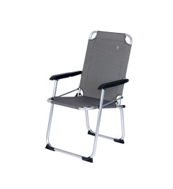 Bo-Camp Chaise de camping pliable Copa Rio Classic Gris