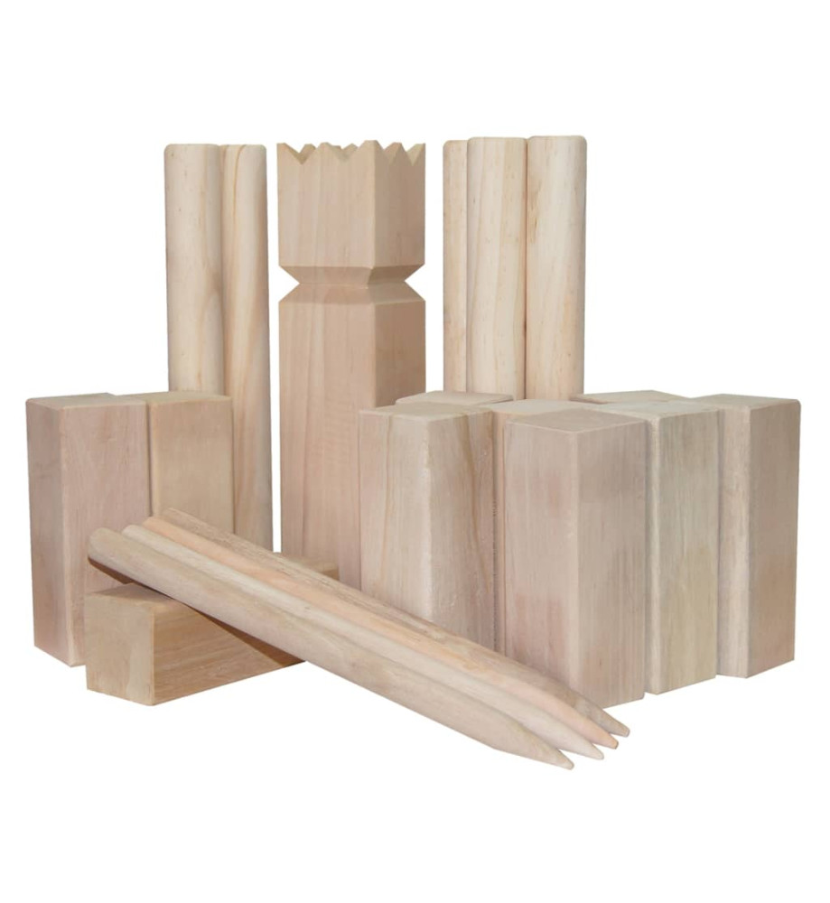 OUTDOOR PLAY Jeu de Kubb XL Bois