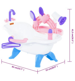 Polesie Wader Jeu d'enfants 7 pcs pour bain de poupée 83x53x41,5 cm PP