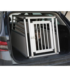 Kerbl Caisse de transport pour chiens Barry 92x65x65,5 cm Aluminium