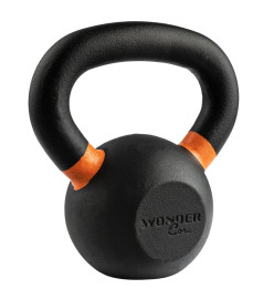 Wonder Core Kettlebell de force revêtu 6 kg Noir et orange