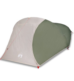 Tente de camping à dôme 4 personne vert imperméable