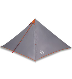 Tente familiale tipi 7 personnes orange imperméable