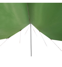 Bâche de camping vert 460x305x210 cm imperméable