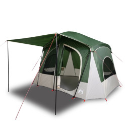 Tente de camping de cabine 5 personnes vert imperméable