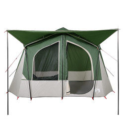 Tente de camping de cabine 5 personnes vert imperméable