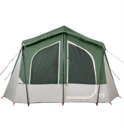 Tente de camping de cabine 5 personnes vert imperméable