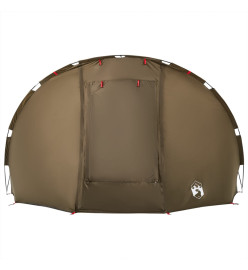 Tente de pêche 5 personnes vert olive imperméable