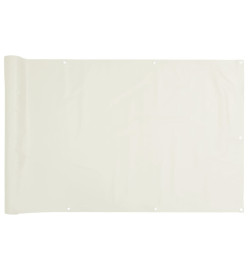 Écran d'intimité de jardin blanc 1000x120 cm PVC