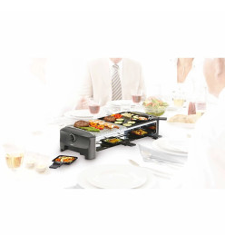 Princess Gril à raclette en pierre avec 8 poêles 1300 W 162820