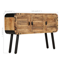 Buffet Bois de manguier massif 120 x 30 x 76 cm