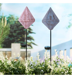 Luxform Lampe solaire à LED sur piquet de jardin Tyana Rose