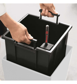 LECHUZA Jardinière Cubico 30 ALL-IN-ONE Blanc haute brillance 18181