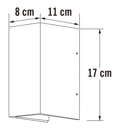 KONSTSMIDE Applique à LED Cremona 2x3W 11x8x17 cm