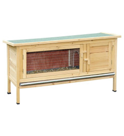 Kerbl Maison pour rongeurs Alfred 116x45x62 cm bois vernissé