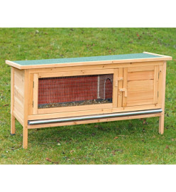 Kerbl Maison pour rongeurs Alfred 116x45x62 cm bois vernissé