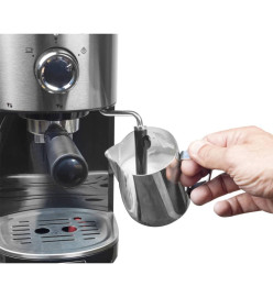 Bestron Machine à expresso AES800STE 1450 W Inox 1,25 L