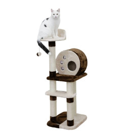 Kerbl Arbre à chat Planet X 127 cm Marron et beige