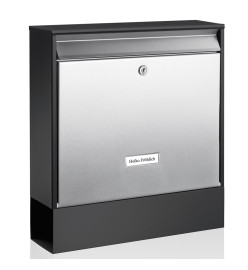 BURG-WÄCHTER Boîte aux lettres Oxford-Set 68770 B+S Inox Argenté