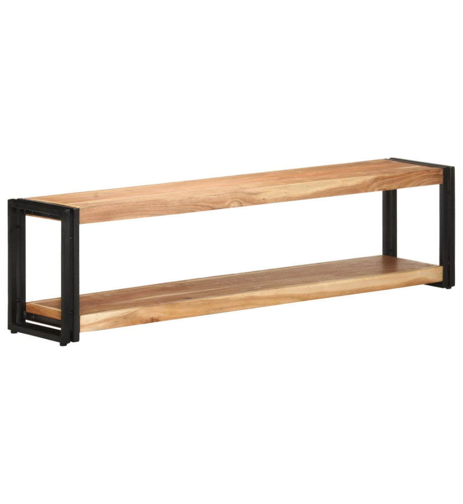 Meuble TV 150x30x40 cm Bois d'acacia massif