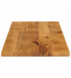 Dessus de table 140x50x3,8cm rectangulaire bois massif manguier