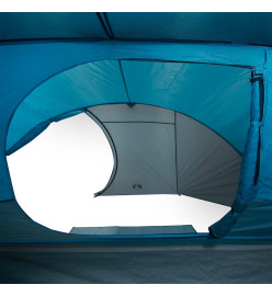 Tente de camping à dôme 4 personnes bleu imperméable