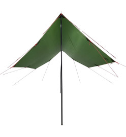 Bâche de camping vert 460x305x210 cm imperméable