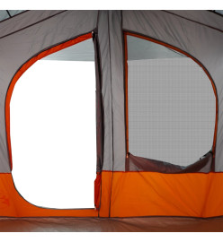 Tente de camping de cabine 5 personnes gris imperméable