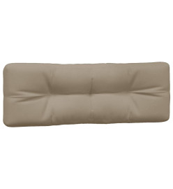 Coussins de palette 5 pcs taupe tissu