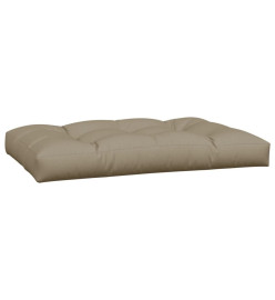 Coussins de palette 5 pcs taupe tissu