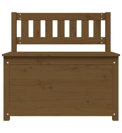 Banc Marron miel 80x41x77 cm Bois de pin massif