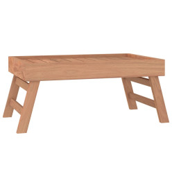 Plateau pliable 55x35x25 cm Bois de teck massif