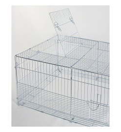 Kerbl Enclos pour petits animaux avec barrière de fuite 144x112x60 cm