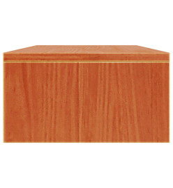 Support de moniteur marron miel 50x24x13 cm bois de pin solide