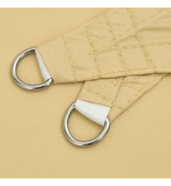 Voile d'ombrage sable 3x2 m 100 % polyester oxford