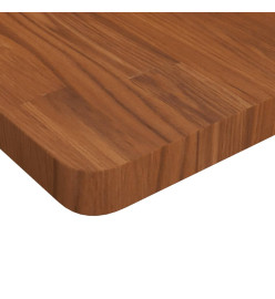 Dessus de table carré Marron foncé 50x50x4cm Bois chêne traité