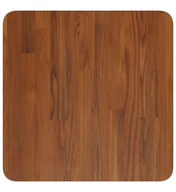 Dessus de table carré Marron foncé40x40x2,5cm Bois chêne traité