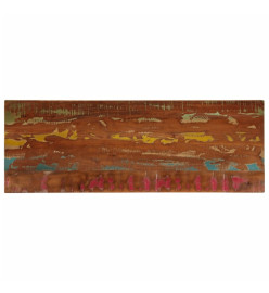 Dessus de table 140x50x3,8cm rectangulaire bois massif récupéré