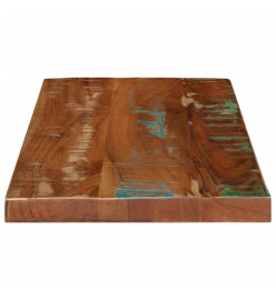 Dessus de table 60x30x3,8 cm rectangulaire bois massif récupéré