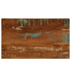 Dessus de table 50x40x3,8 cm rectangulaire bois massif récupéré