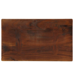 Dessus de table 50x40x3,8 cm rectangulaire bois massif récupéré