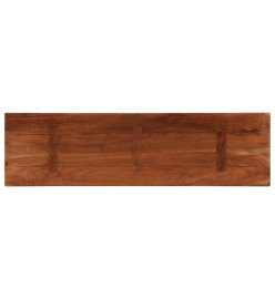 Dessus de table 120x40x3,8cm rectangulaire bois massif récupéré