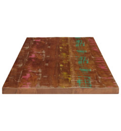 Dessus de table 110x60x3,8cm rectangulaire bois massif récupéré